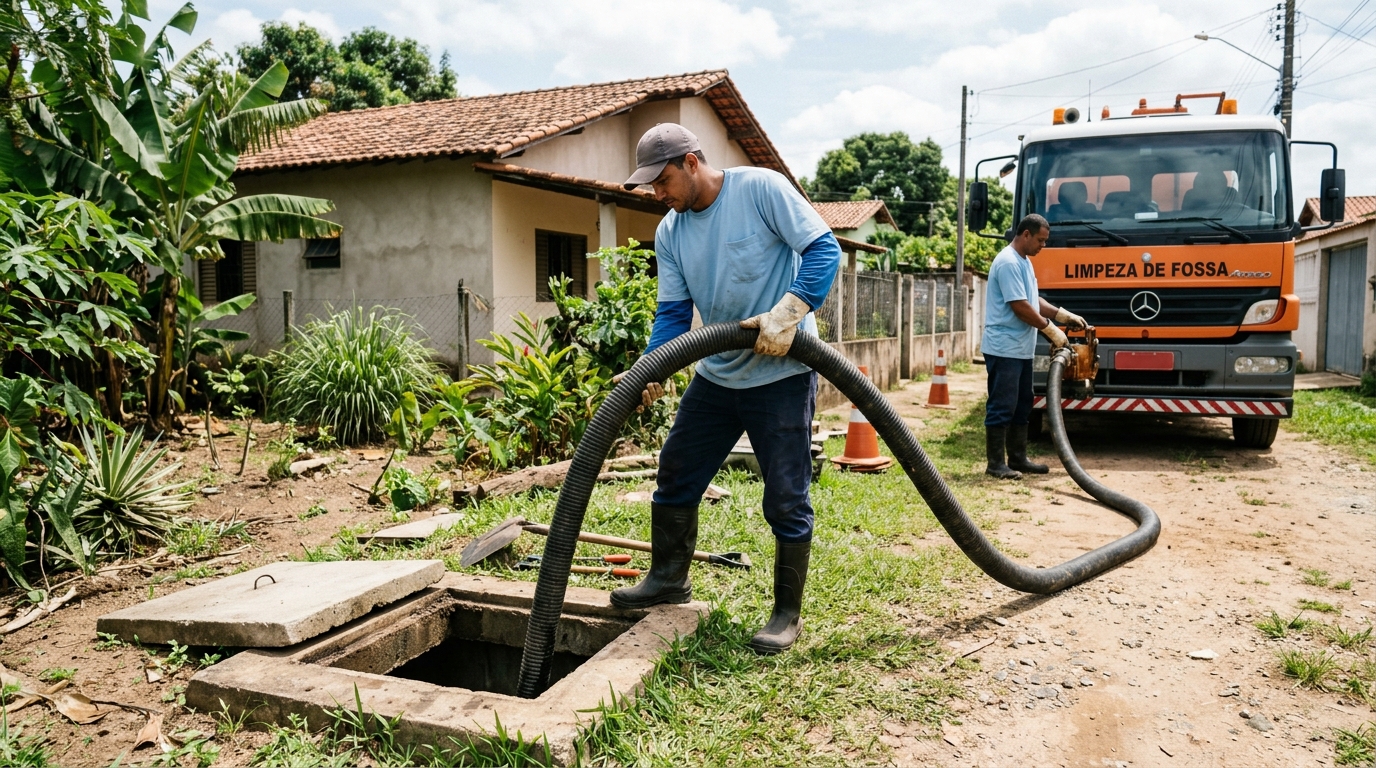 Higienização de fossa residencial em Osasco-SP